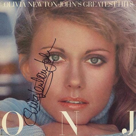 Olivia Newton John Signed Olivia Newton Johns Greatest Hits Album