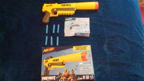 Unboxing SP L Pistola Con Silenciador FORTNITE X NERF YouTube