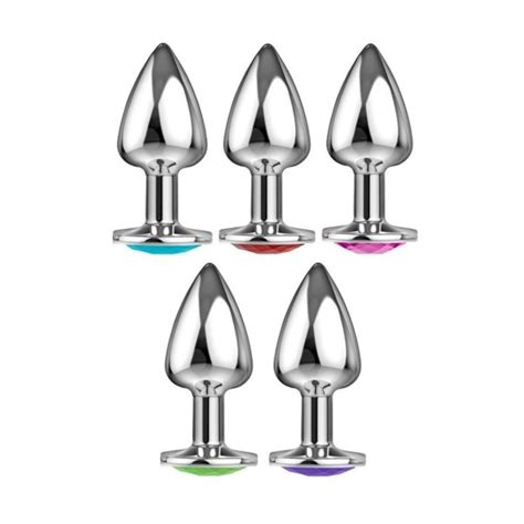 Plug Anal de Inox Tamanho P Estilo Jóia un Shopee Brasil