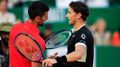 Monte Carlo Masters Casper Ruud Beats Novak Djokovic To Set Up