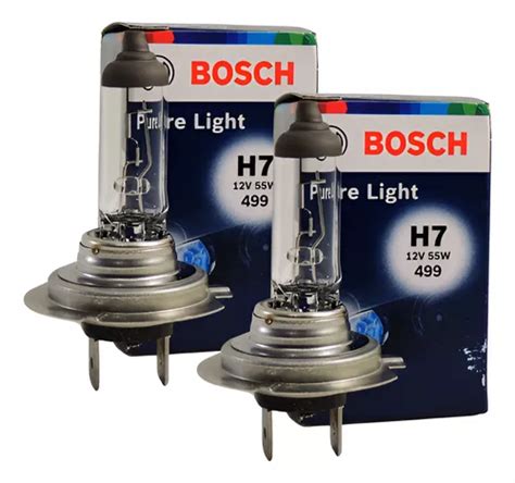 Par L Mpadas Farol H Pure Light Bosch V W Carro Moto Mercadolivre