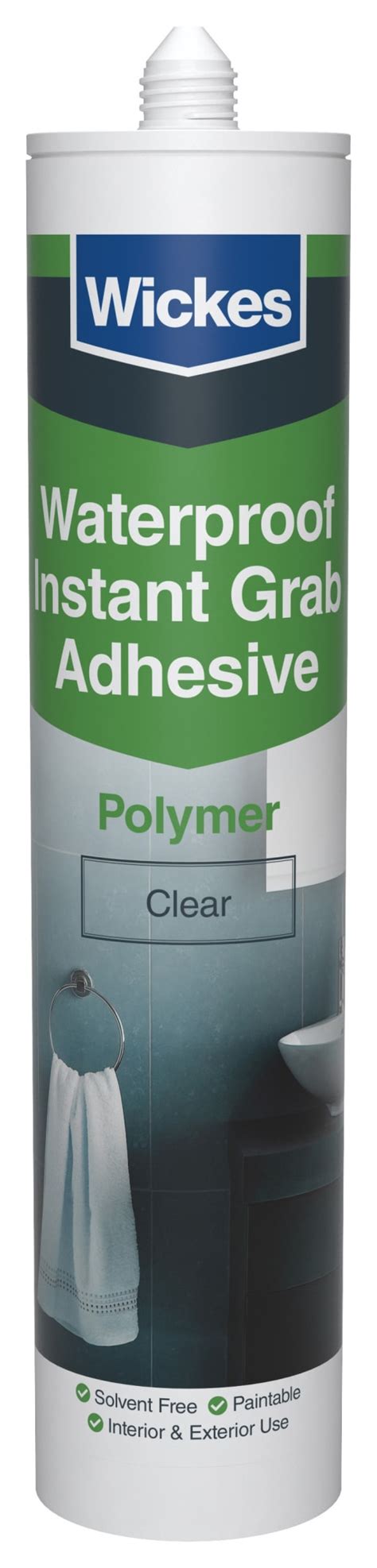 Wickes Clear Ultimate Instant Grab Adhesive 290ml Uk