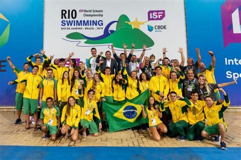 Brasil campeón mundial natacion escolar 2019 Natación Venezuela 1968