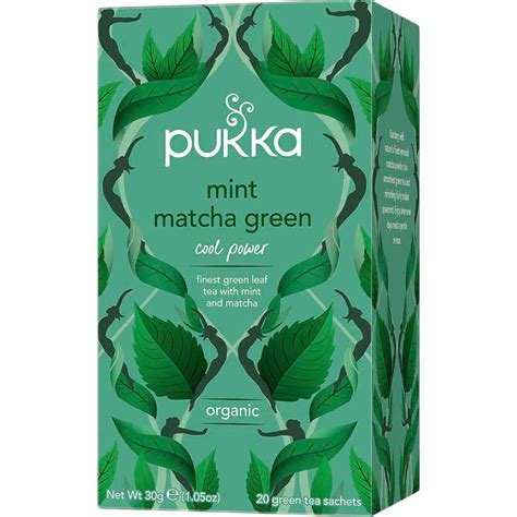 Köp Pukka Mint Matcha Green Tea 20 Påsar Mecindo