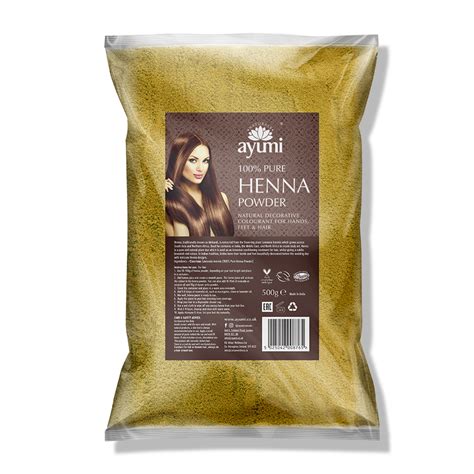 Buy Ayumi Pure Henna Powder For Hair 500g Highly Natural