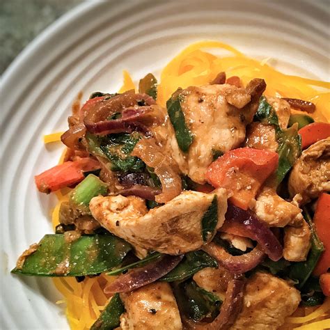 Malaysian Chicken Satay Stir Fry Sp Skinny Kitchen Secrets