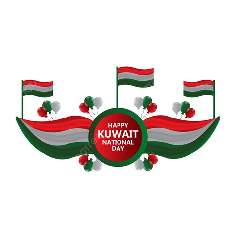 Kuwait National Day Vector Design Images Happy Kuwait National Day