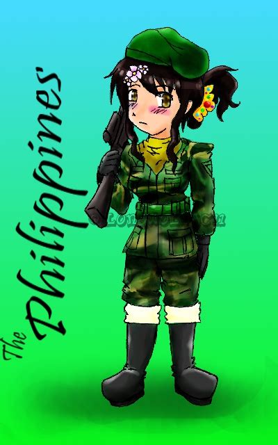 Aph Philippines In Her Military Uniform By Lonewolfjc11 On Deviantart