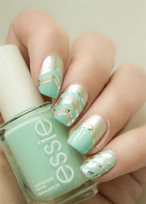 100 Awesome Green Nail Art Designs Styletic