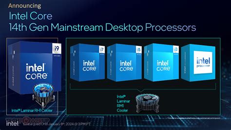 Intel Expands 14th Gen Core Desktop Processor Series with 65W ...