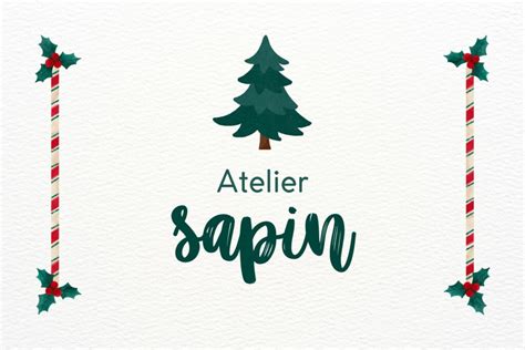 Atelier Sapin Marie Rivier Org Ensemble Scolaire Priv Catholique