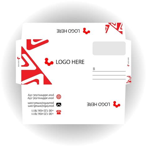 Premium Vector Vector Corporate Envelope Design Template