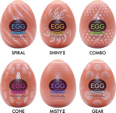 Набор 6 предметов Tenga Easy Beat Egg Hard Boiled Package Ii купить