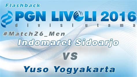 Match Men Indomaret Sidoarjo Vs Yuso Yogyakarta Pgn Livoli Divisi