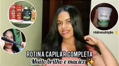 Rotina Capilar Completa Hidronutri O Para Cabelos Ressecados