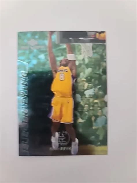 Carte Lectrifiante Kobe Bryant Pont Sup Rieur Mvp E Los