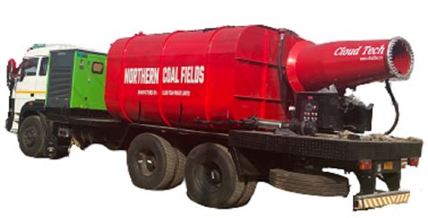 Mild Steel Truck Mounted Fog Cannon For Dust Suppression Kw At