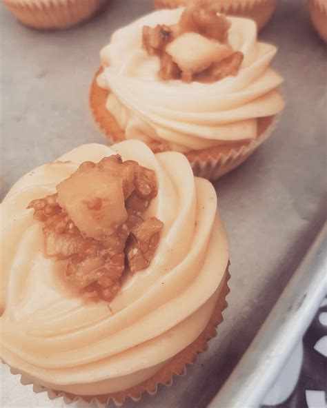 Receta De Cupcake De Manzana Con Nueces Y Caramelo Me Encanta El