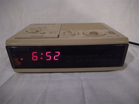 Vintage Sony Dream Machine Fm Am Digital Clock Radio Icf C W Etsy In