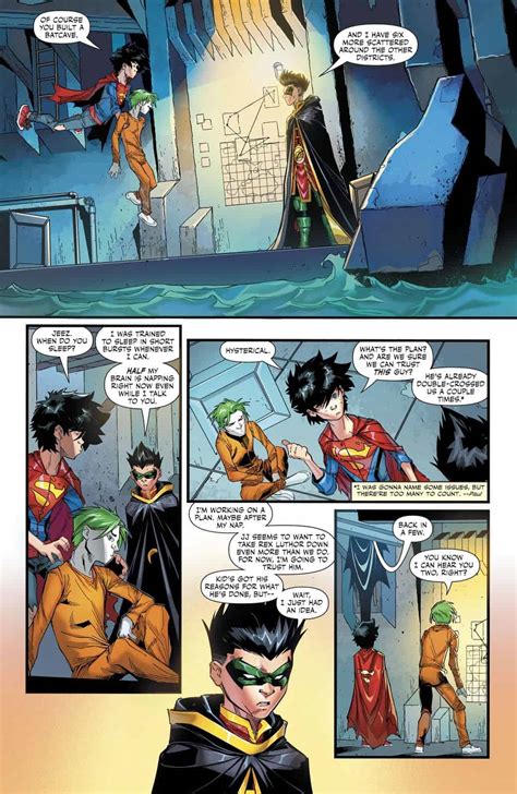 Dc Comics Universe And Adventures Of Super Sons 8 Spoilers Can Jon Kent