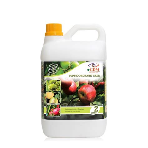 Jual Pupuk Organik Cair Tanaman Buah GDM 2 Liter Shopee Indonesia