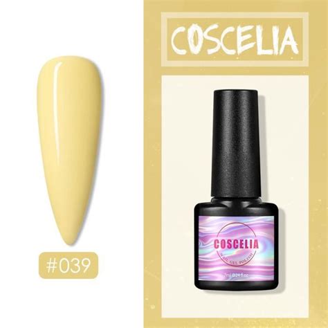 Vernis Semi Permanent Coscelia Vernis Ongles Gel Nail Polish Soak Off