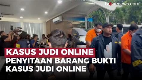 Kasus Judol Pegawai Komdigi Polisi Sita Uang Rp Miliar Hingga