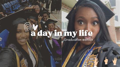 Thee Graduation Vlog👩🏾‍🎓🤍🩵 Grwm Rhs Class Of 23 And More