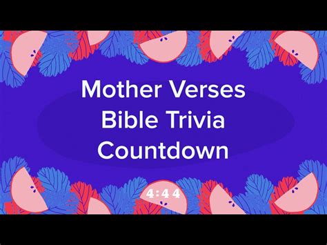 Modern Mothers Day Trivia Countdown Shift Worship WorshipHouse Media