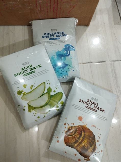 Tenzero Sheet Mask, Beauty & Personal Care, Face, Face Care on Carousell