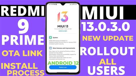 Ota Link Redmi Prime Miui Android New Update Rollout