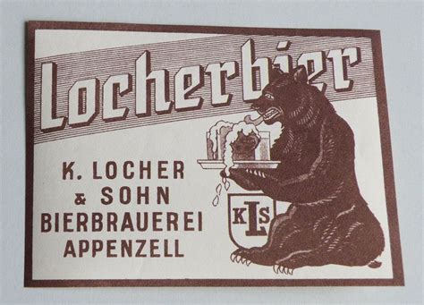 Bier Brauerei Locher Appenzell Etikette F R Bierflasche Kls Kaufen