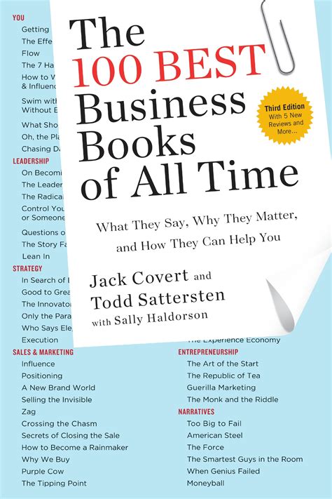 The 100 Best Business Books of All Time by Todd Sattersten - Penguin