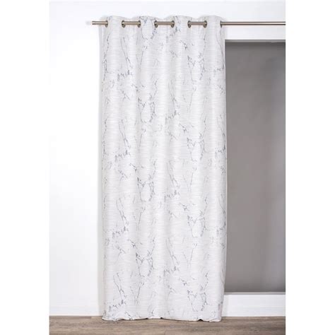 Rideau Obscurcissant Marble Gris L 140 X H 260 Cm Leroy Merlin