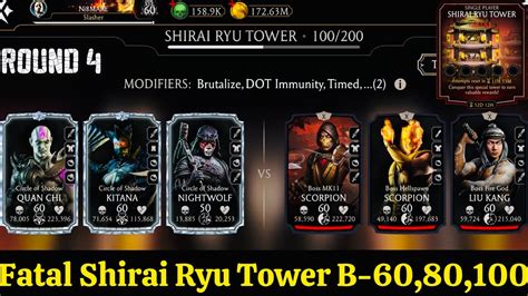 Fatal Shirai Ryu Tower Boss Battle Fight Reward Mk Mobile