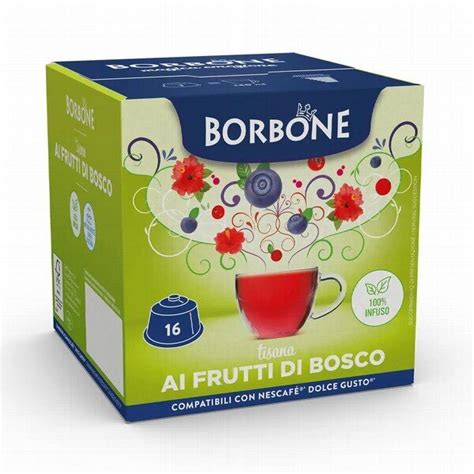 Tējas kapsulas Borbone Ai Frutti Di Bosco 16gb cena 220 lv