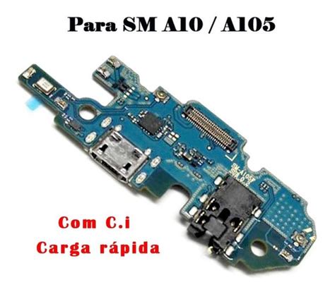 Placa Conector De Carga Samsung A10 Sm A105m Ds Parcelamento Sem Juros