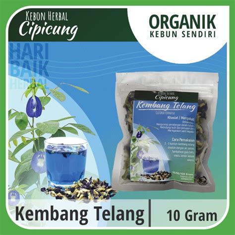 Jual Teh Bunga Telang Kembang Telang Kering Butterfly Pea Gram