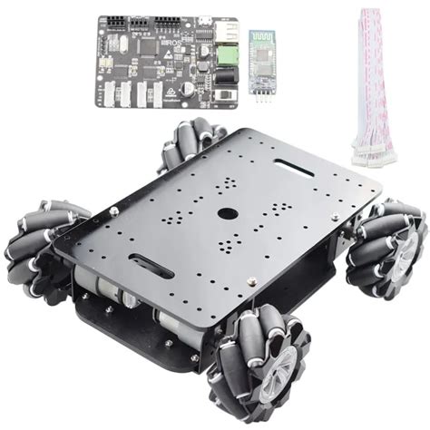 STM32 5KG Load Double Chassis Mecanum Wheel Robot Car Chassis Kit With