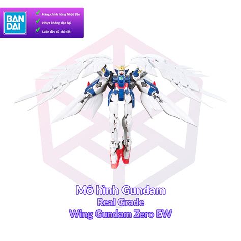 Mô Hình Gundam Bandai Rg 17 Wing Gundam Zero Custom Ew 1144 Gundam W