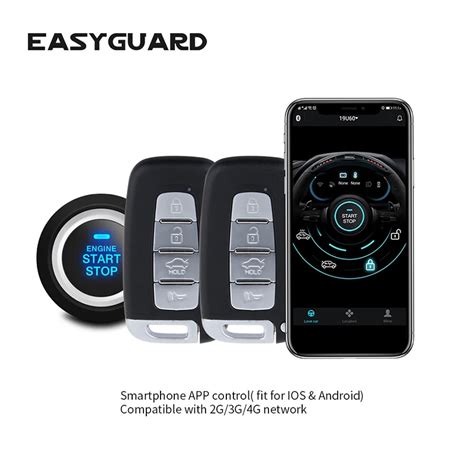 Easyguard Llave Inteligente De Entrada Sin Llave Alarma De Coche N