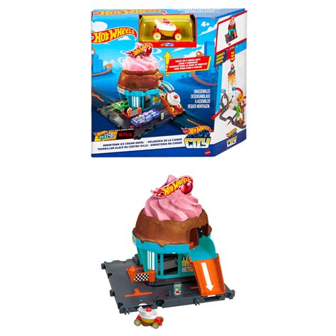 Pista City Heladeria Hot Wheels Soriana
