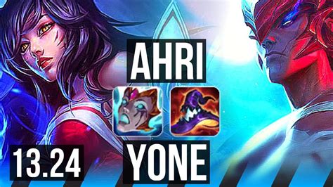 Ahri Vs Yone Mid 903 1300 Games Legendary Kr Master 1324