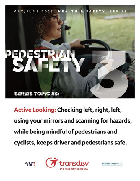 Pedestrian Safety 3 Active Looking Transdev Employee Hub