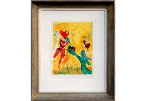 MARC CHAGALL The Dance Original Lithograph Printed By Marght 1951