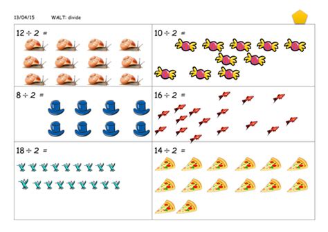 Division Using Pictures And Arrays Teaching Resources