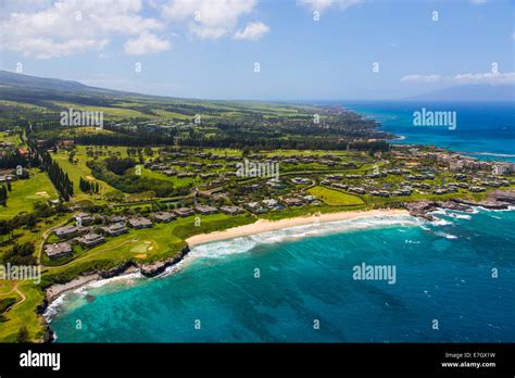 Oneloa Beach Kapalua Resort Maui Hawaii Stock Photo Alamy