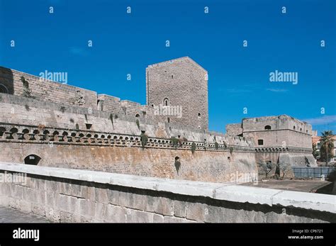 Puglia Bari Castle Stock Photo - Alamy