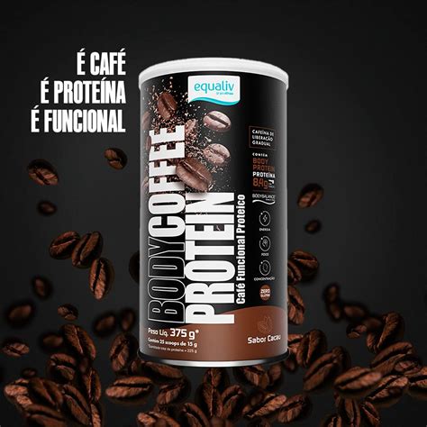 Body Coffee Protein Sabor Cacau G Equaliv