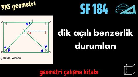 184 Üçgende BenzerlikDik açılı benzerlik durumları Karekodlu döküman